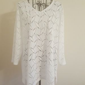 Chicos white blouse Chico's size 2